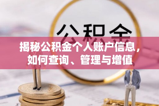 宜阳揭秘公积金个人账户信息，如何查询、管理与增值