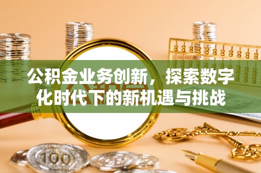 宜阳公积金业务创新，探索数字化时代下的新机遇与挑战