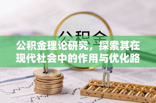 宜阳公积金理论研究，探索其在现代社会中的作用与优化路径