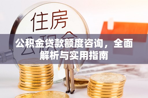 宜阳公积金贷款额度咨询，全面解析与实用指南