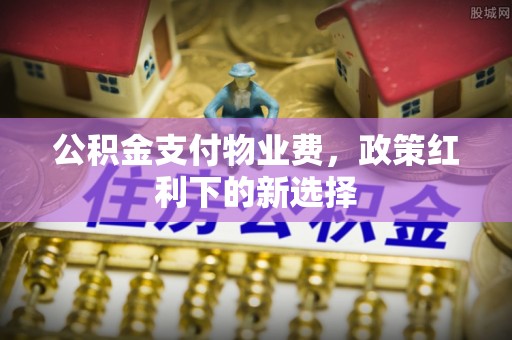 宜阳公积金支付物业费，政策红利下的新选择