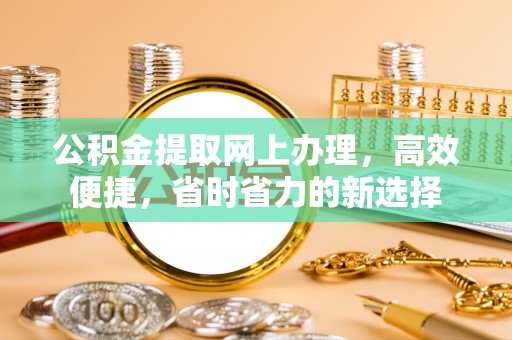 宜阳公积金提取网上办理，高效便捷，省时省力的新选择