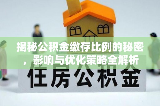宜阳揭秘公积金缴存比例的秘密，影响与优化策略全解析