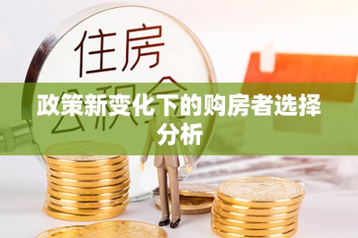 宜阳政策新变化下的购房者选择分析