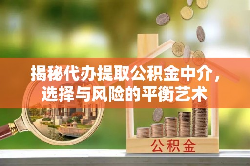 宜阳揭秘代办提取公积金中介，选择与风险的平衡艺术