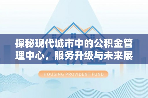 宜阳探秘现代城市中的公积金管理中心，服务升级与未来展望