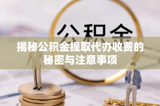 宜阳揭秘公积金提取代办收费的秘密与注意事项