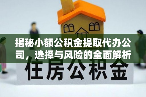 宜阳揭秘小额公积金提取代办公司，选择与风险的全面解析