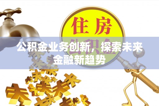 宜阳公积金业务创新，探索未来金融新趋势