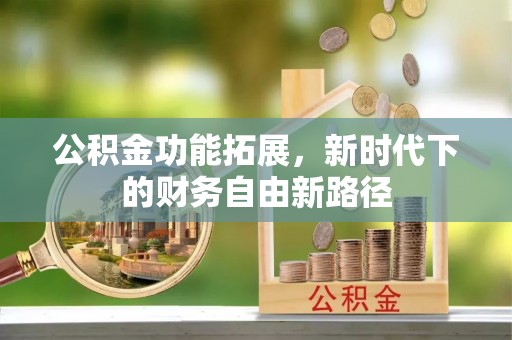 宜阳公积金功能拓展，新时代下的财务自由新路径