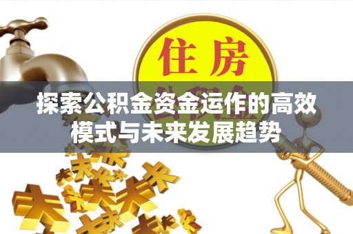 宜阳探索公积金资金运作的高效模式与未来发展趋势