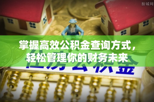 宜阳掌握高效公积金查询方式，轻松管理你的财务未来