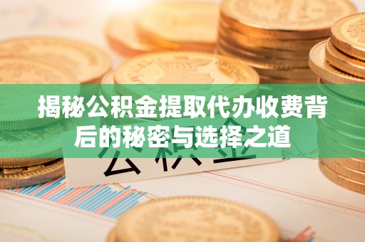 宜阳揭秘公积金提取代办收费背后的秘密与选择之道