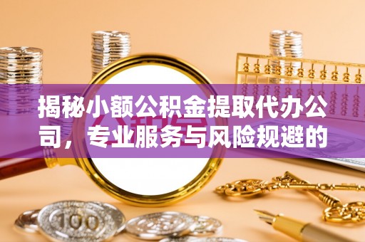 宜阳揭秘小额公积金提取代办公司，专业服务与风险规避的平衡艺术