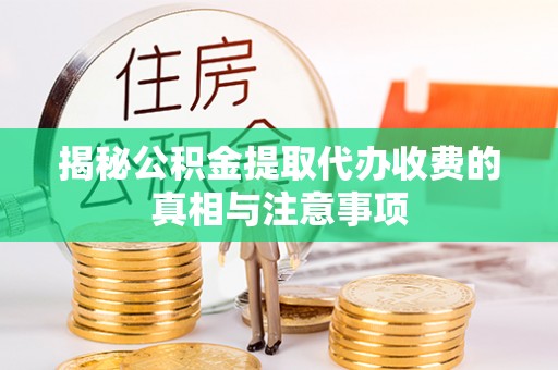 宜阳揭秘公积金提取代办收费的真相与注意事项