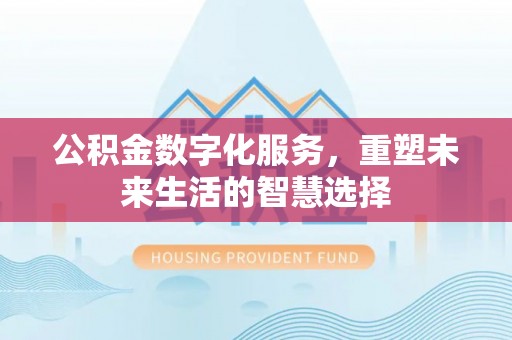 宜阳公积金数字化服务，重塑未来生活的智慧选择