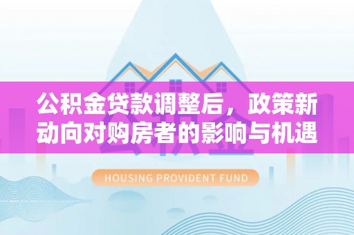 宜阳公积金贷款调整后，政策新动向对购房者的影响与机遇
