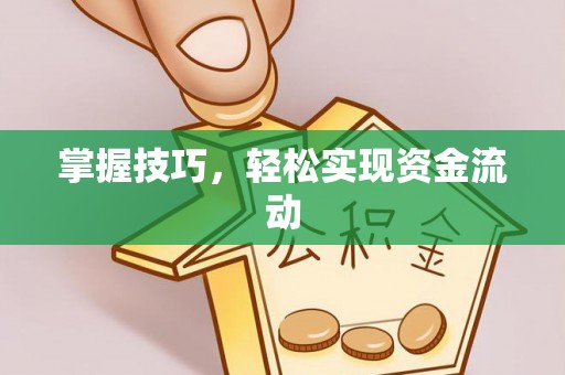 宜阳掌握技巧，轻松实现资金流动