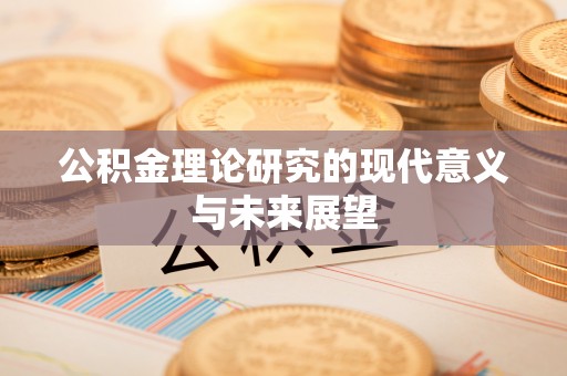 宜阳公积金理论研究的现代意义与未来展望